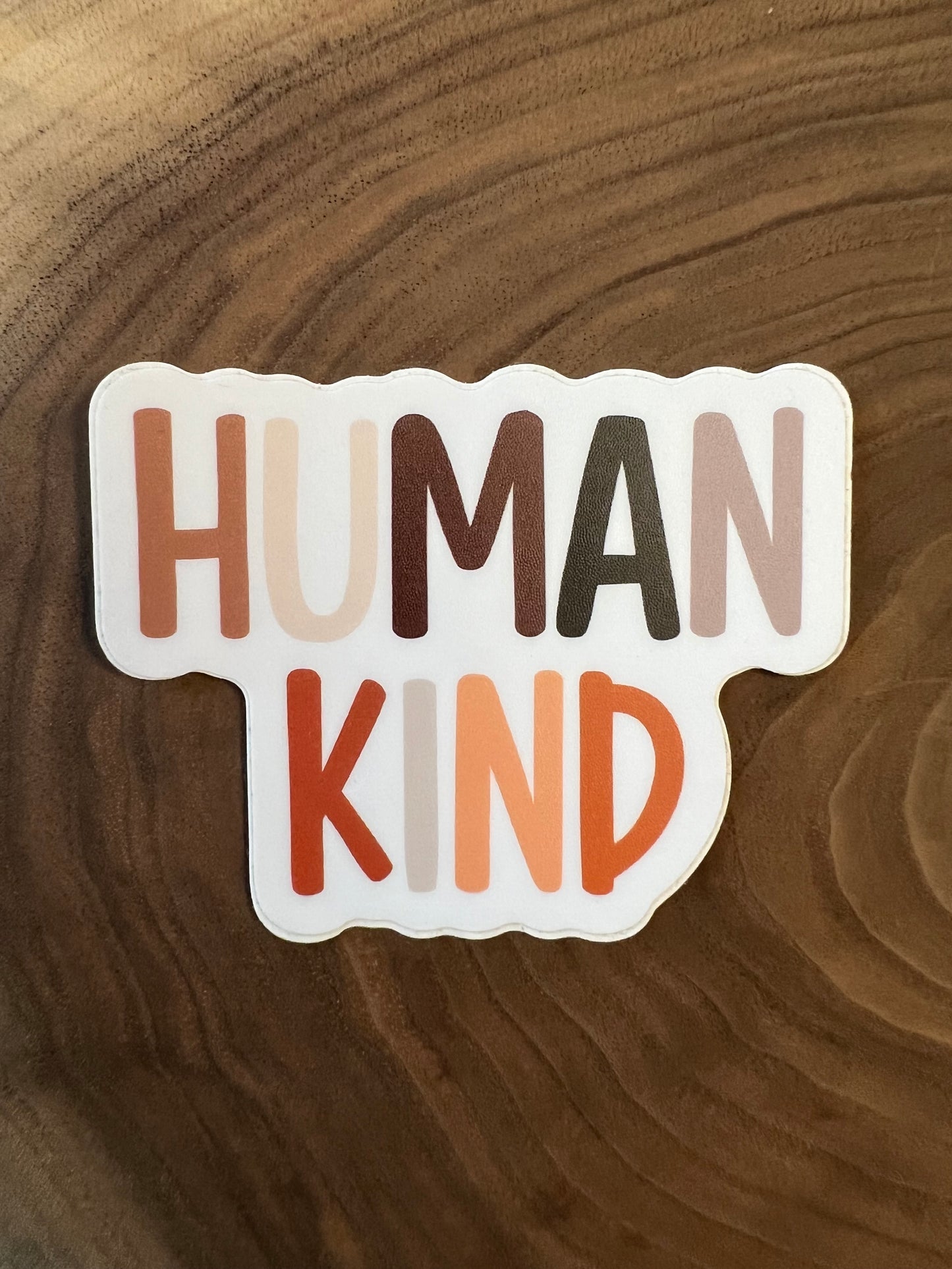 HUMAN KIND | Vinyl sticker | The Yukon Co sticker |