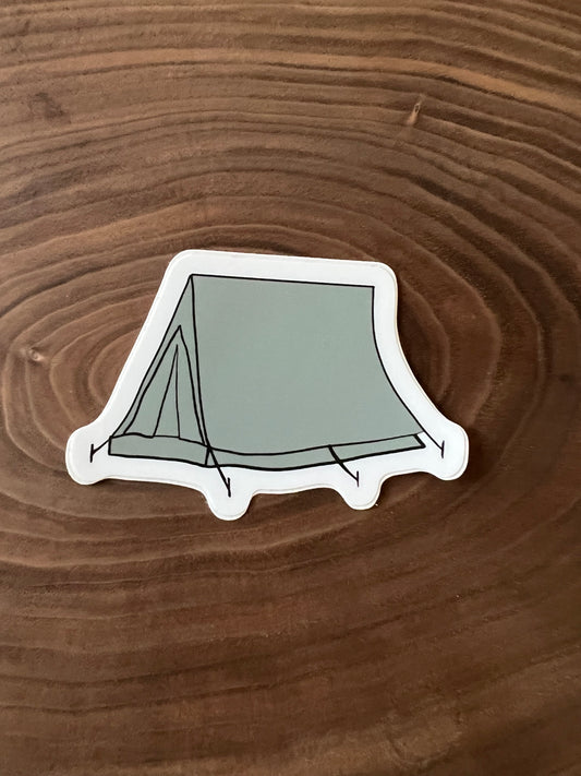 Tent sticker | Camping sticker | The yukon Co sticker