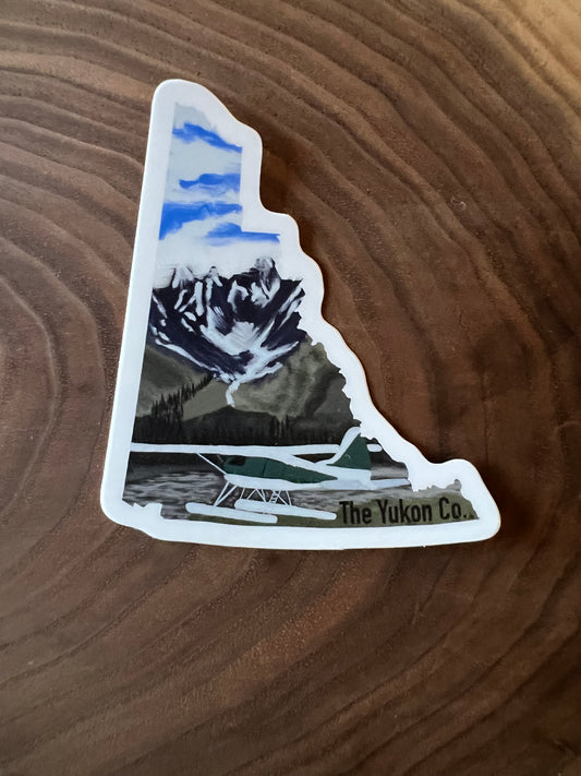 Folate plane   sticker | Vinyl sticker  | The Yukon Co sticker |  sticker | Hiking sticker