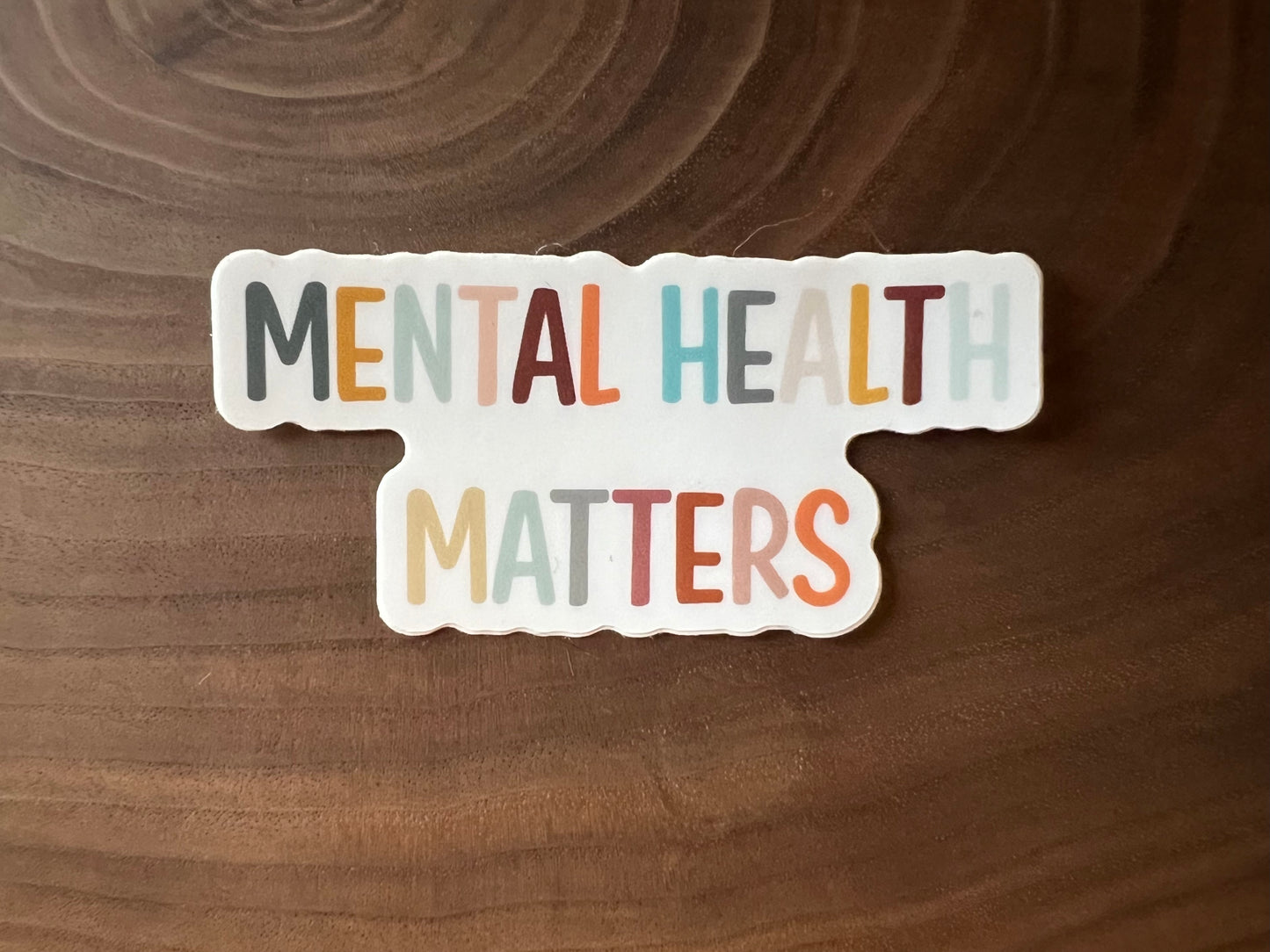 Mental Health Matters | Vinyl sticker | The Yukon Co sticker | Mental Health sticker