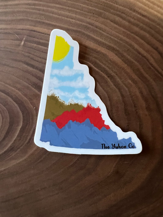 Fall Mountains | THE Yukon Sticker