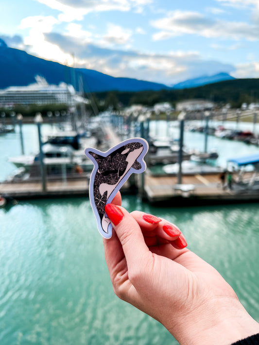 Orca vinyl sticker | Vinyl sticker  | The Yukon Co sticker