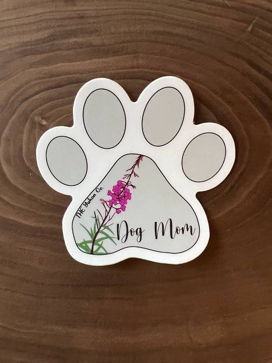 Dog Mom vinyl sticker | Vinyl sticker | The Yukon Co sticker |