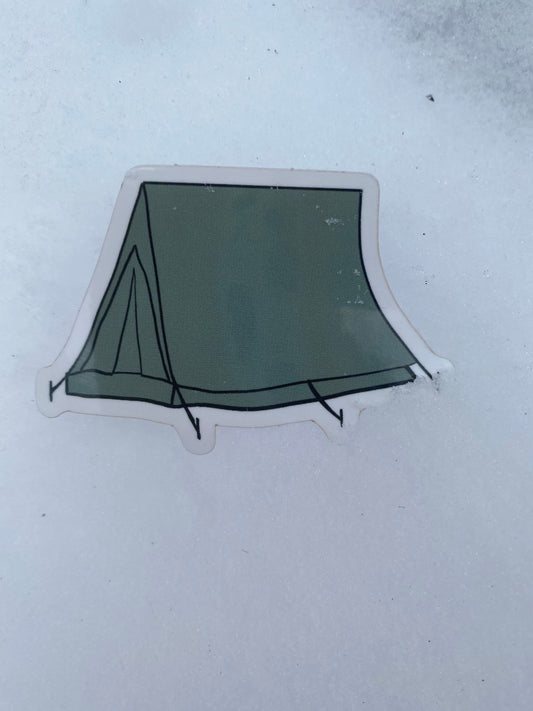 Tent sticker | Camping sticker | The yukon Co sticker
