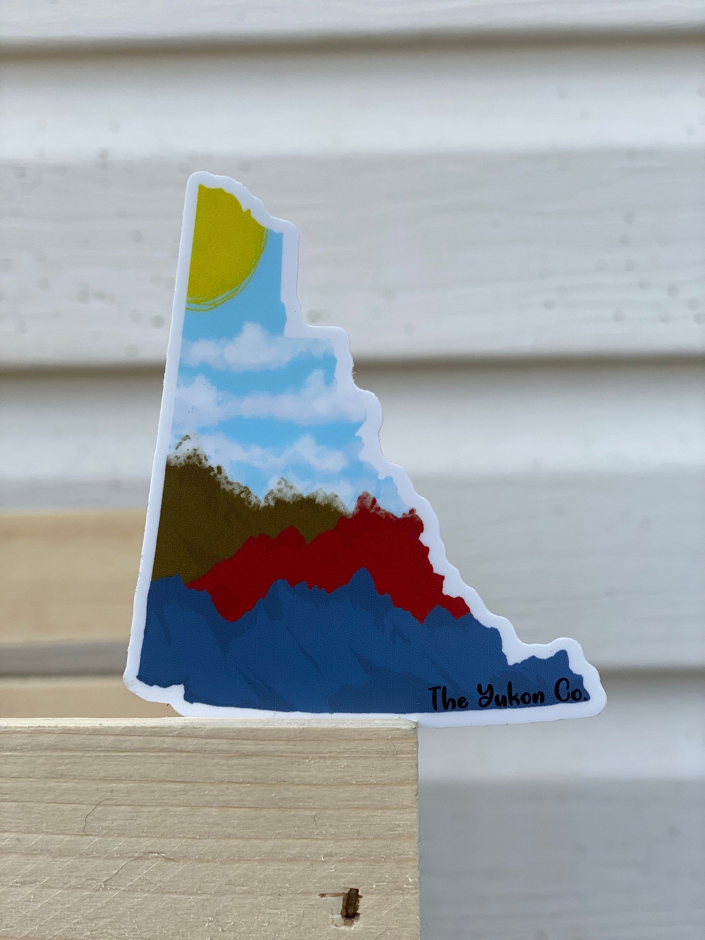 Fall Mountains | THE Yukon Sticker