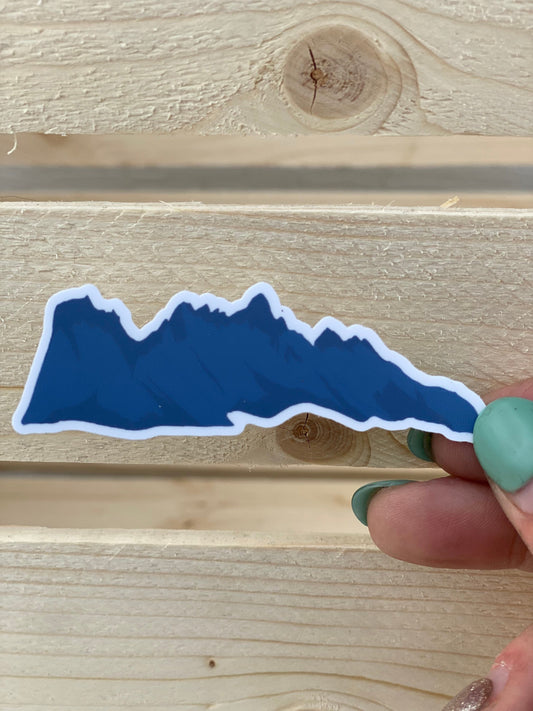 Tombstone Mountain Sticker| Vinyl sticker  | The Yukon Co sticker