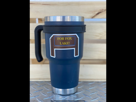 For Fox Lake Sticker | Vinyl sticker  | The Yukon Co sticker | Hiking sticker