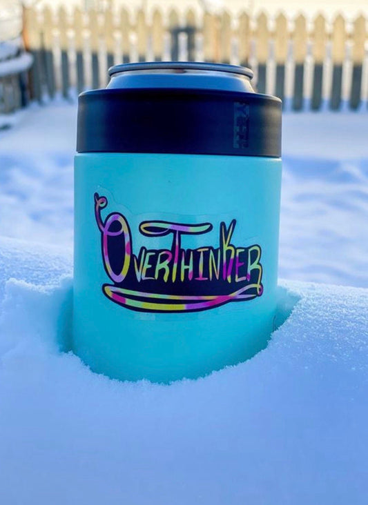 Overthinker Sticker | Vinyl sticker  | The Yukon Co sticker |