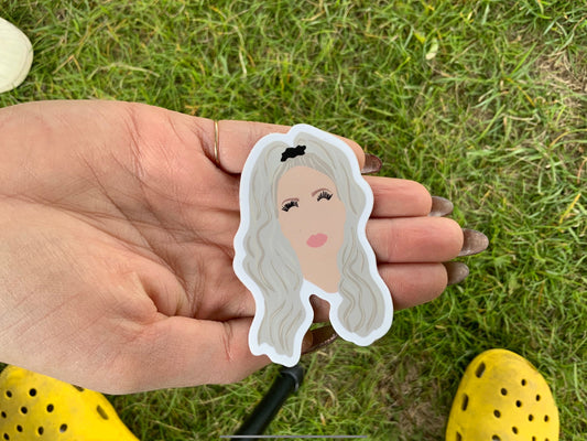 Blonde Girl sticker   | Vinyl sticker  | The Yukon Co sticker |