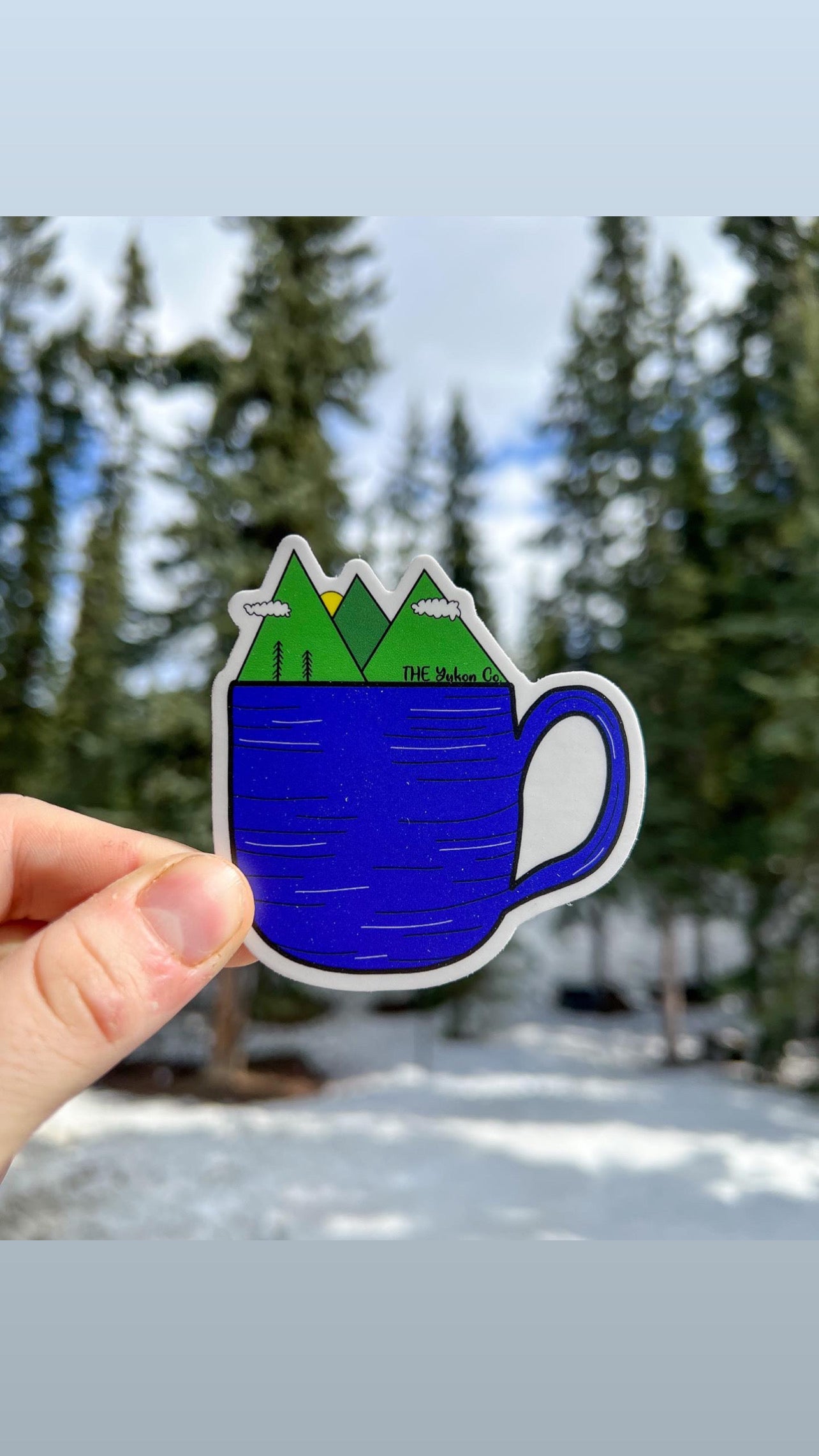 Mountain Coffee sticker