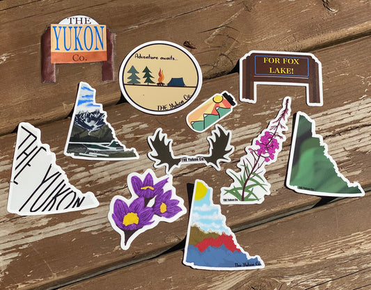 THE Yukon inspired Sticker MEGA pack|  Vinyl sticker |  sticker | The Yukon Co sticker | Sticker pack